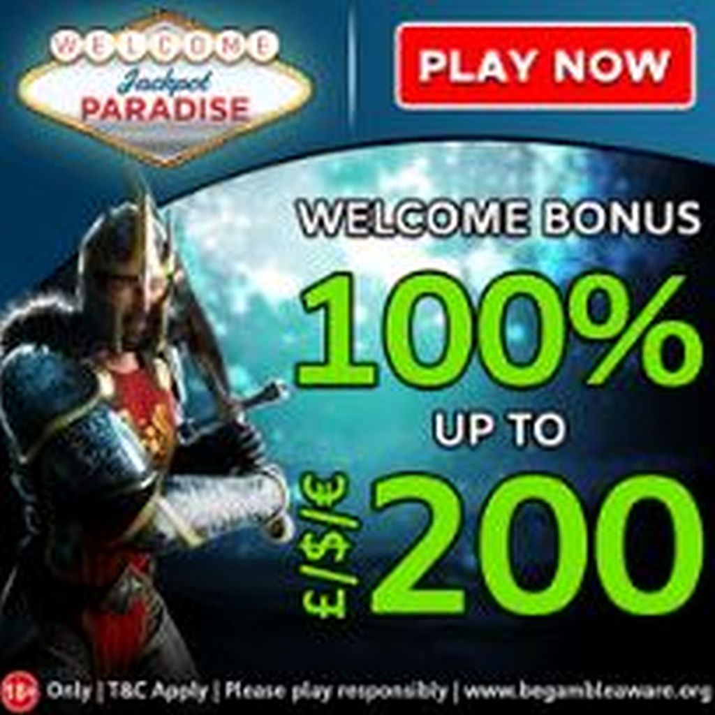 Jackpot Paradise Casino Welcome Bonus